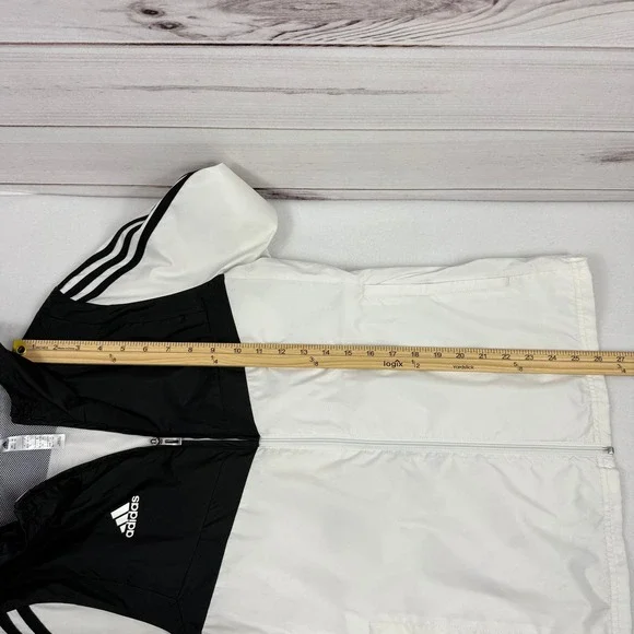 Adidas AFS Tiro Windbreaker Black/White Size XS Full Zip Jacket - Picture 6 of 10